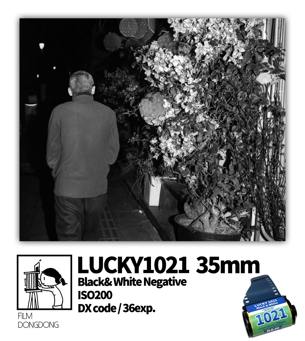 FILMDONGDONG 35mm LUCKY 1021(135)B&W Film, ISO50-100, 24exp