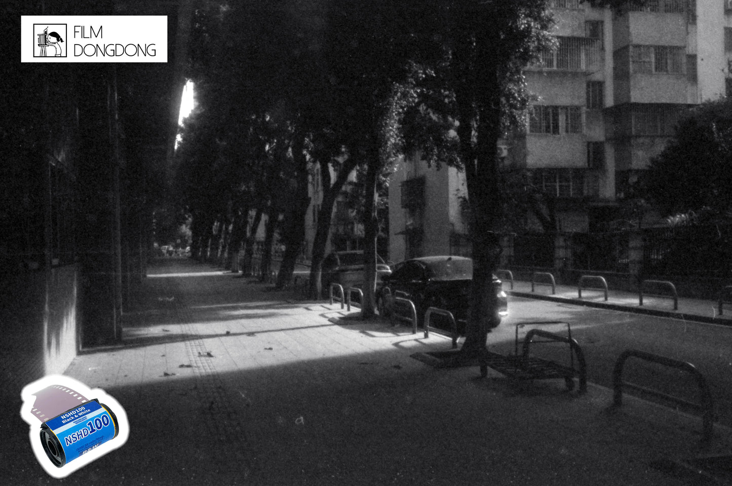 35mm NSHD100 B&W Film, Stock Expired, Tested ISO50~100, 36EXP.