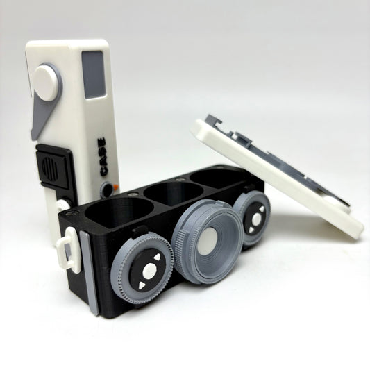 Rolleii 35 style 35mm film container White-FILMGDONGDONG