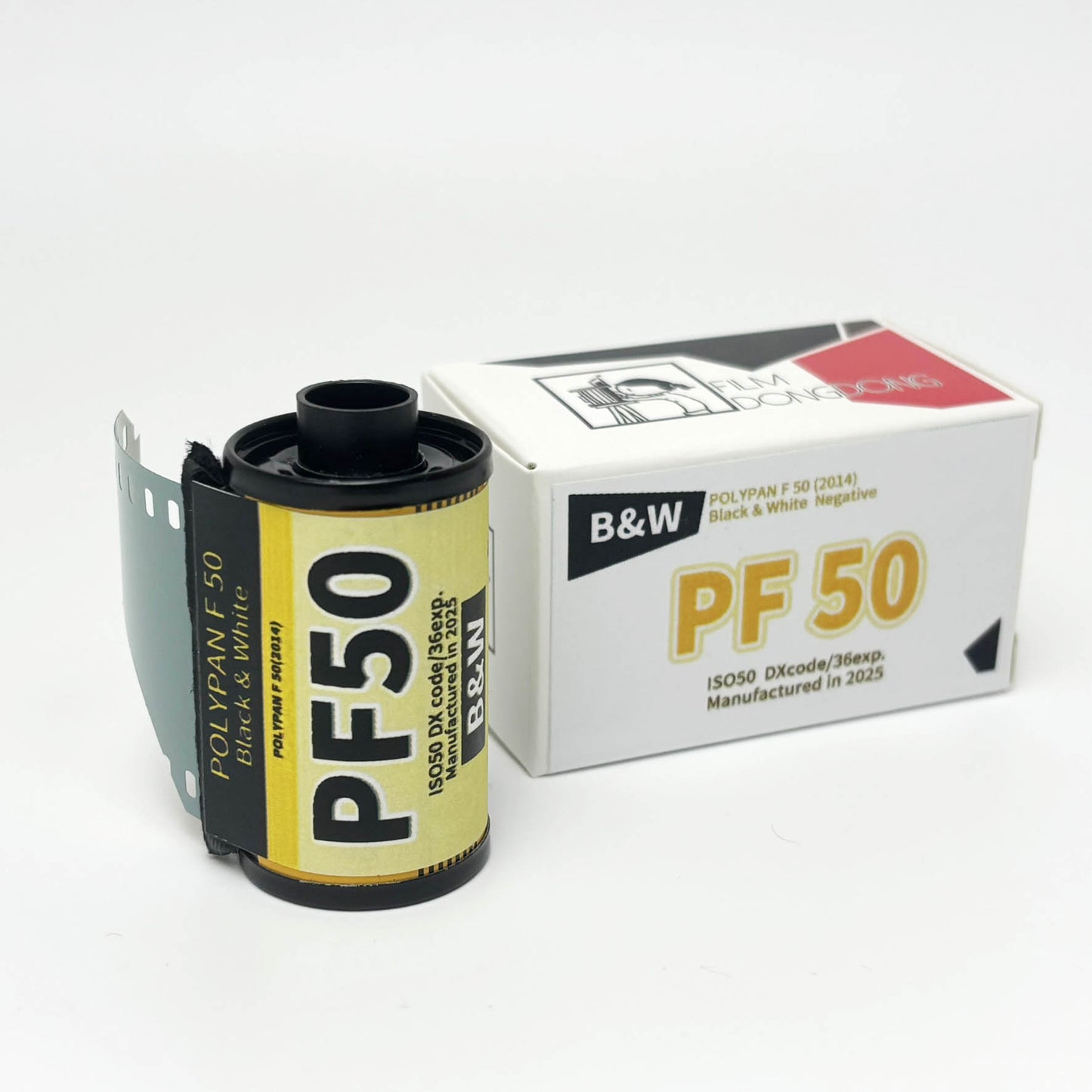 FILMDONGDONG-PF50 POLYPAN Black and White 35mm Negative Film, ISO 50, 36 Exposures for 135 Camera