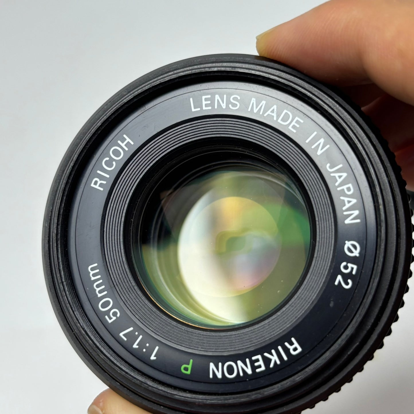 RICOH Green P 50mm f/1.7 PK Mount Manual Lens 35mm camera