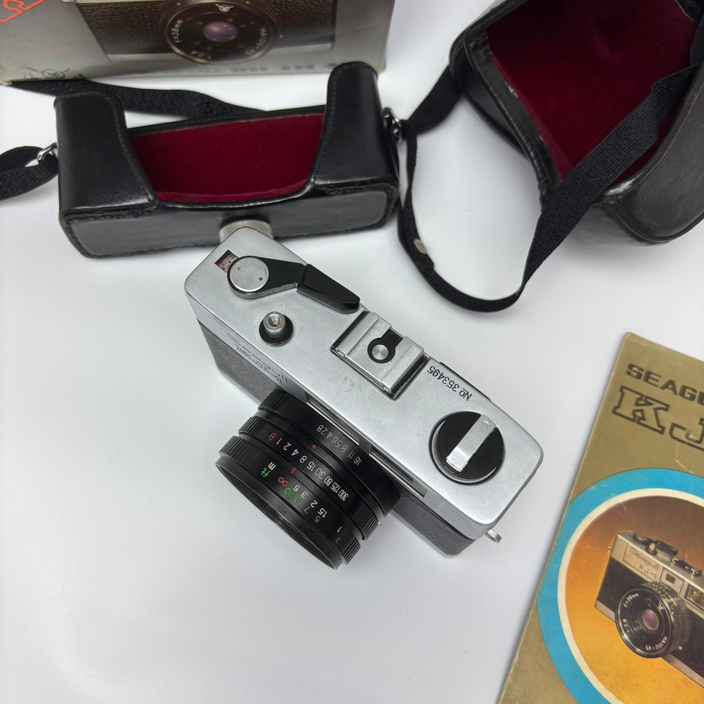 Seagull SLR camera KJ-1 38mm F2.8 135 film Camera with case and box