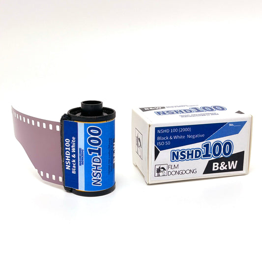 35mm NSHD100 B&W Film, Stock Expired, Tested ISO50~100, 36EXP.