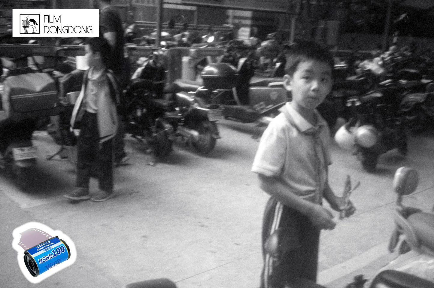 35mm NSHD100 B&W Film, Stock Expired, Tested ISO50~100, 36EXP.