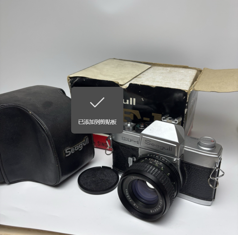 Seagull SLR camera DF-1 Haiou DF1 with 58mm F2.0 lens, Chinese SLR film camera