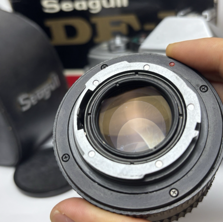 Seagull SLR camera DF-1 Haiou DF1 with 58mm F2.0 lens, Chinese SLR film camera
